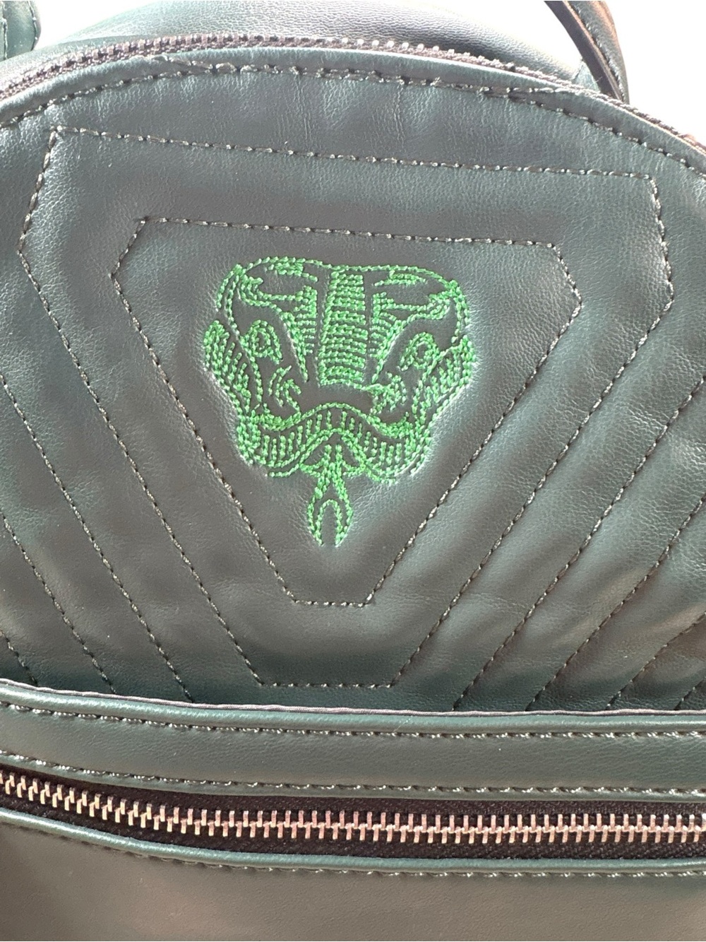 Danielle Nicole Emerald Slytherin Quilted Mini Backpack Plus Extras - Picture 11 of 16